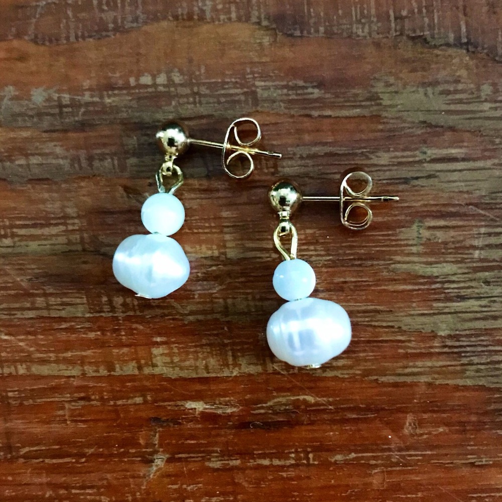 SALE SALE! Freshwater & Mother of Pearl Earrings